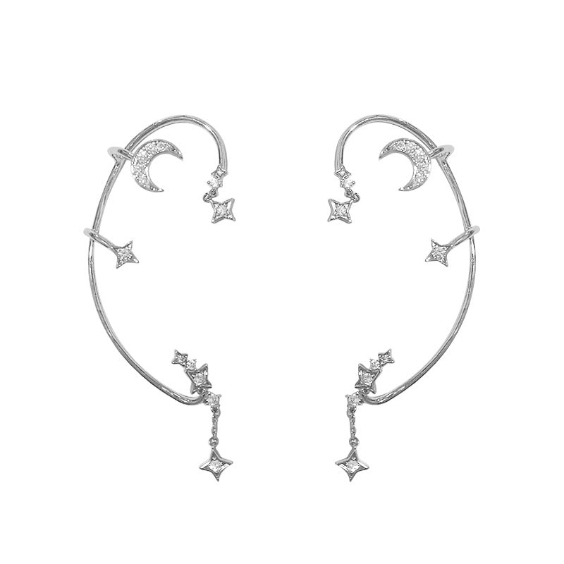 Sterling Silver CZ Ear Cuff (2 styles)