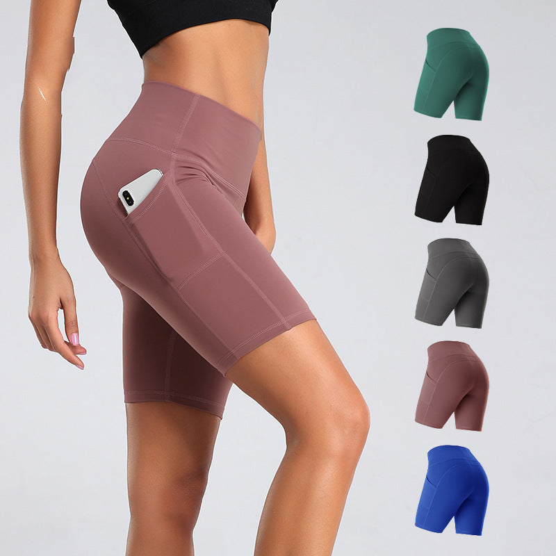 Long High Waist Fitness Shorts (5 colors)