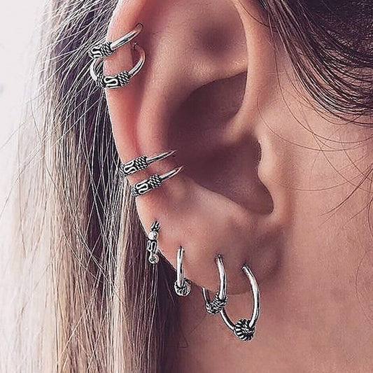 Boho Hoop Earring Set